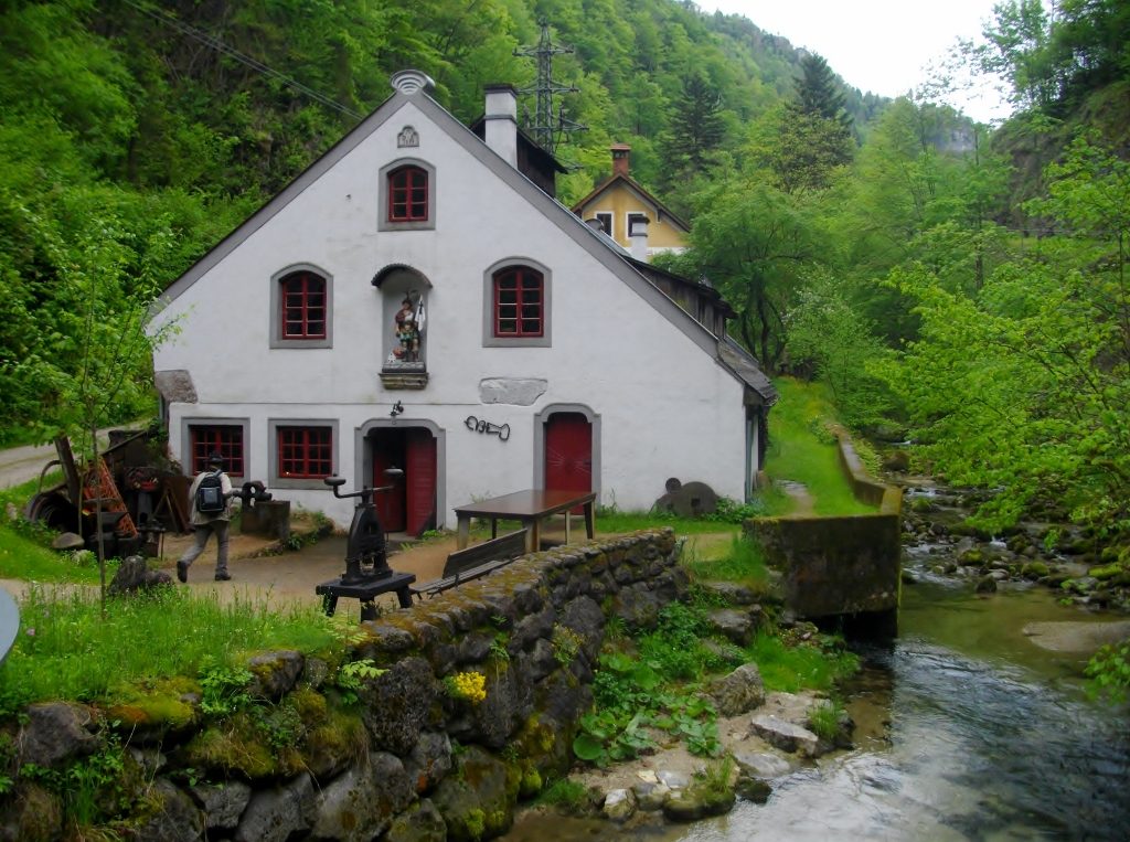 an old hammer mill in Mostviertel, from the Danube to the Alps