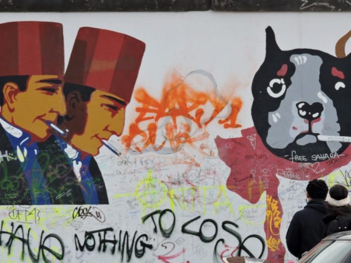 Street Art Berlin an der Wand