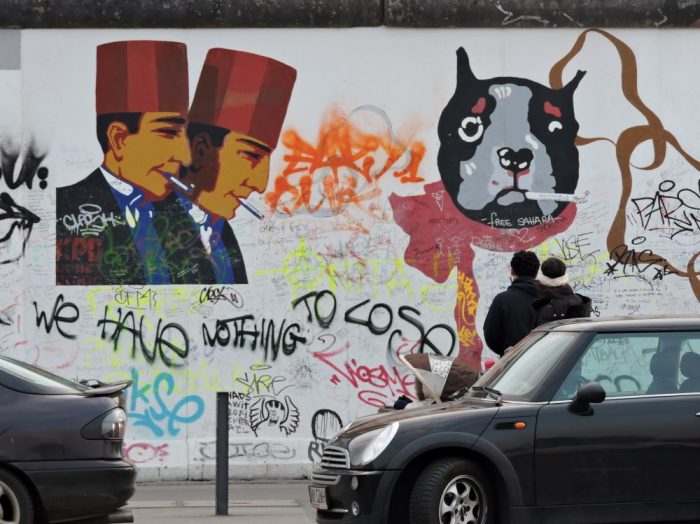 bunte Straßenkunst, Street Art Berlin