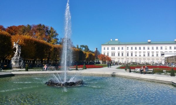 Springbrunnen Mozart-Stadt Salzburg