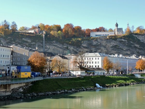 Goldener Herbst in Mozart-Stadt Salzburg
