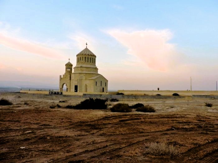 Kirche in der Wüstensteppe, Bethany Jordanien