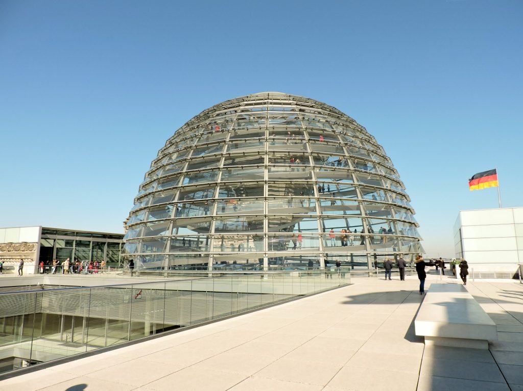Glaskuppel auf dem Reichstagsgebäude