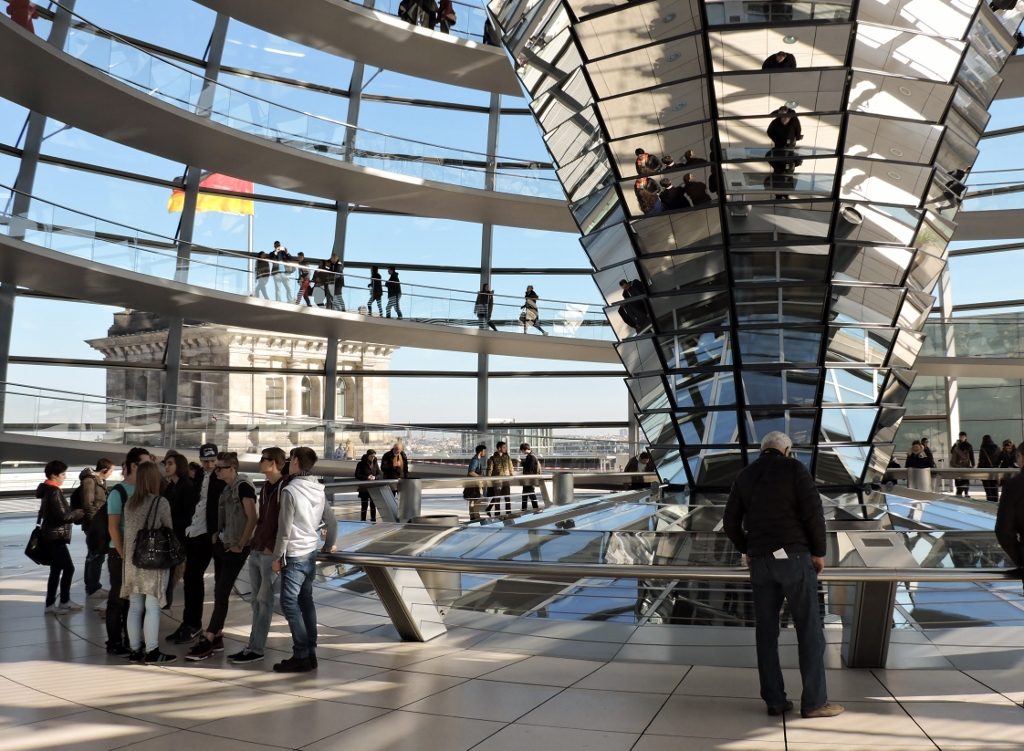 Reichstagsgebäude kuppel innenBerlin