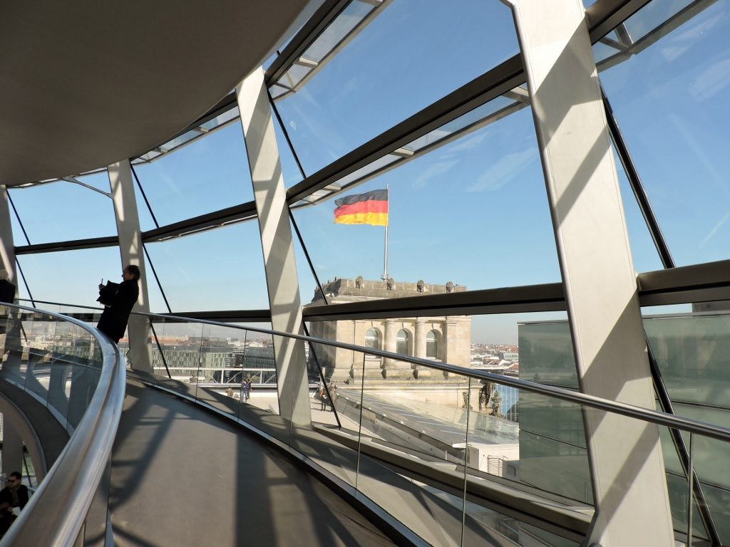 Aussicht Reichstagsgebäude Berlin