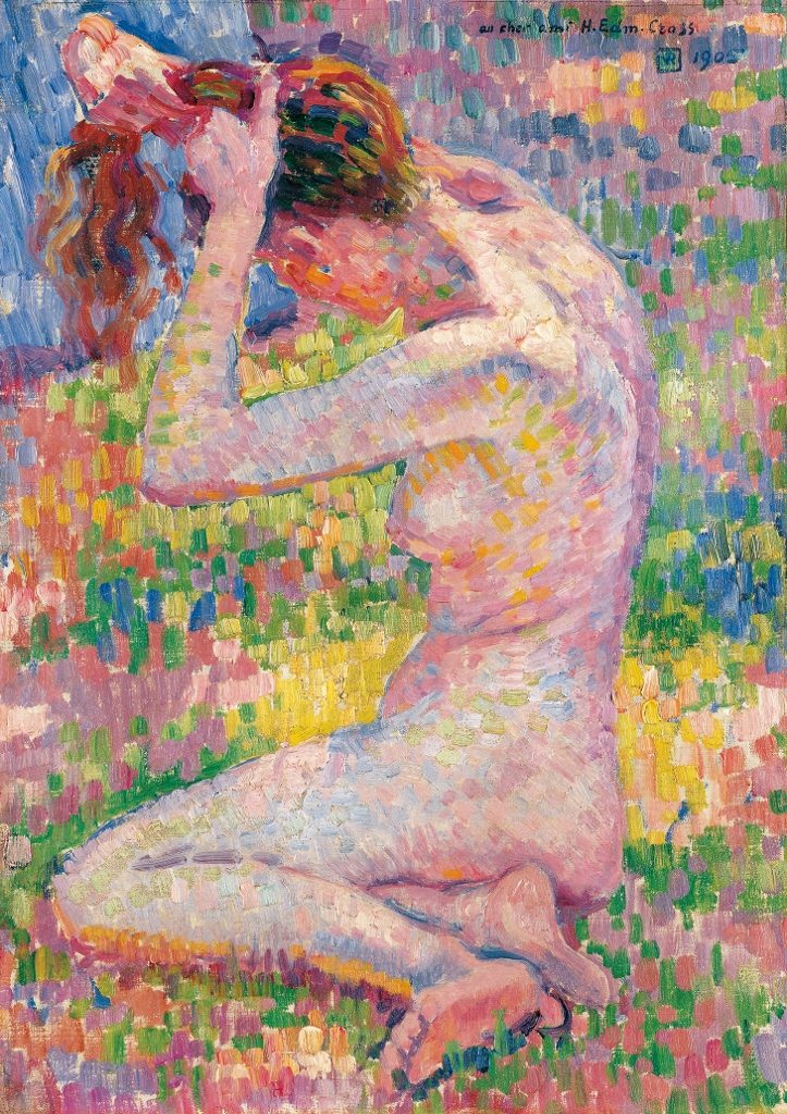 Gemälde mit nackter Frau