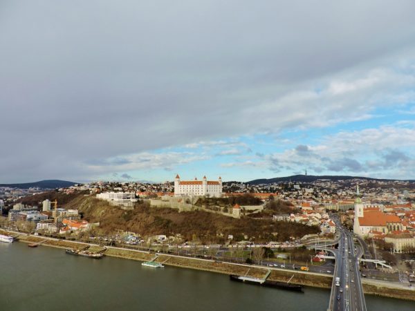 Blick von UFO Bratislava