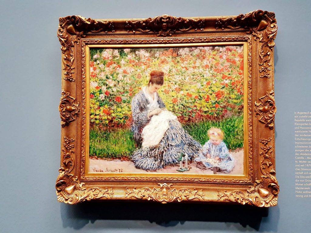 impressionistisches Bild Monet Ausstellung - Welt im Fluss