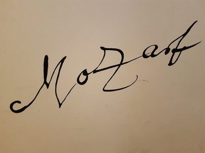 Handschrift Mozart
