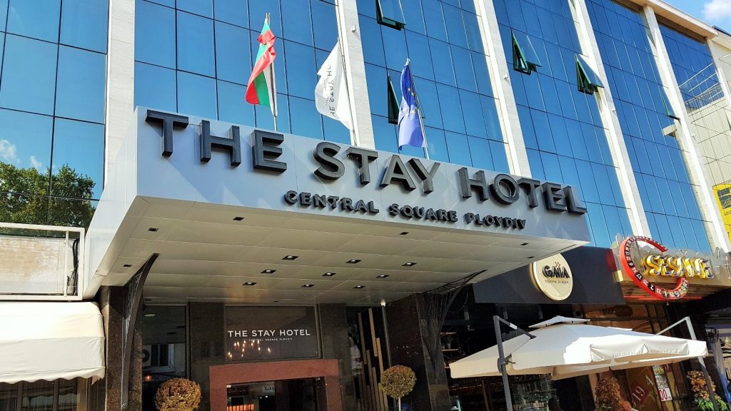 Aussenansicht des Stay Hotels in Plovdiv