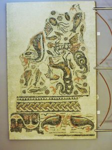 Teil eines antiken Mosaiks von Volubilis