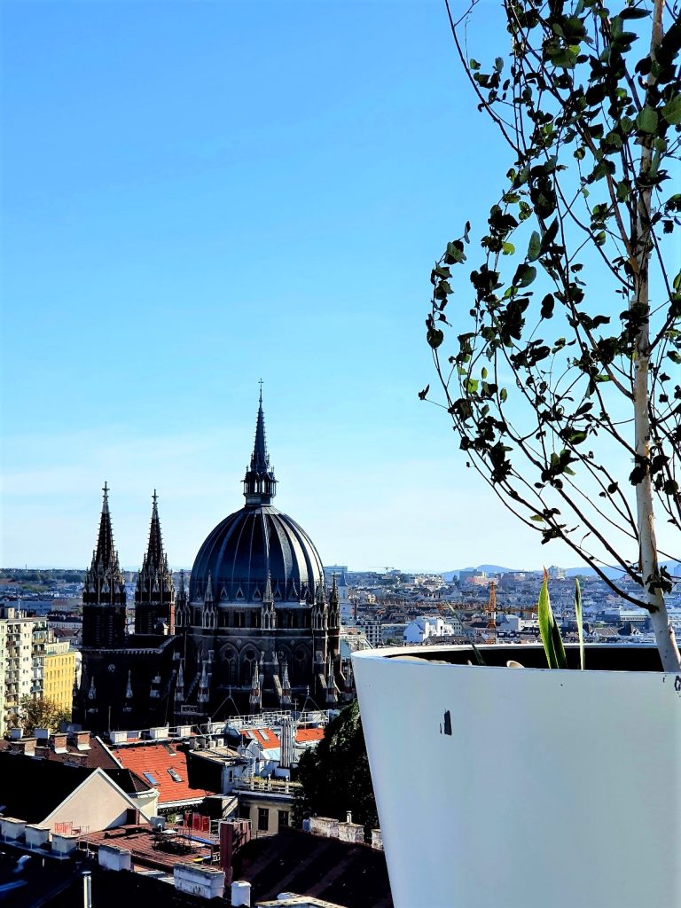 Ausblick auf Wien vom Rooftop Ikea Wien