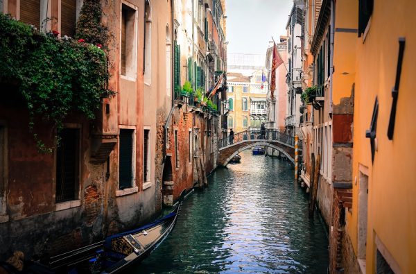 La Serenissima Kanal, Venedig im Winter