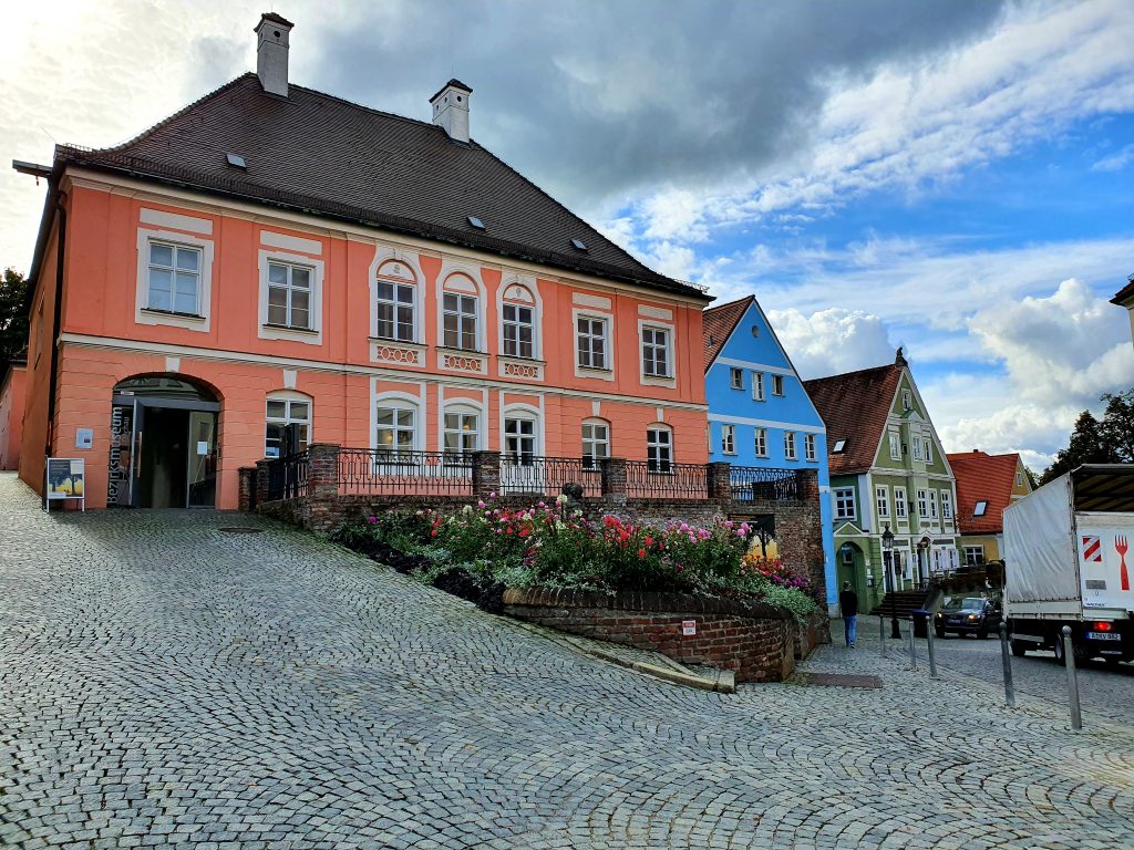 bunte Altstadt Häuser