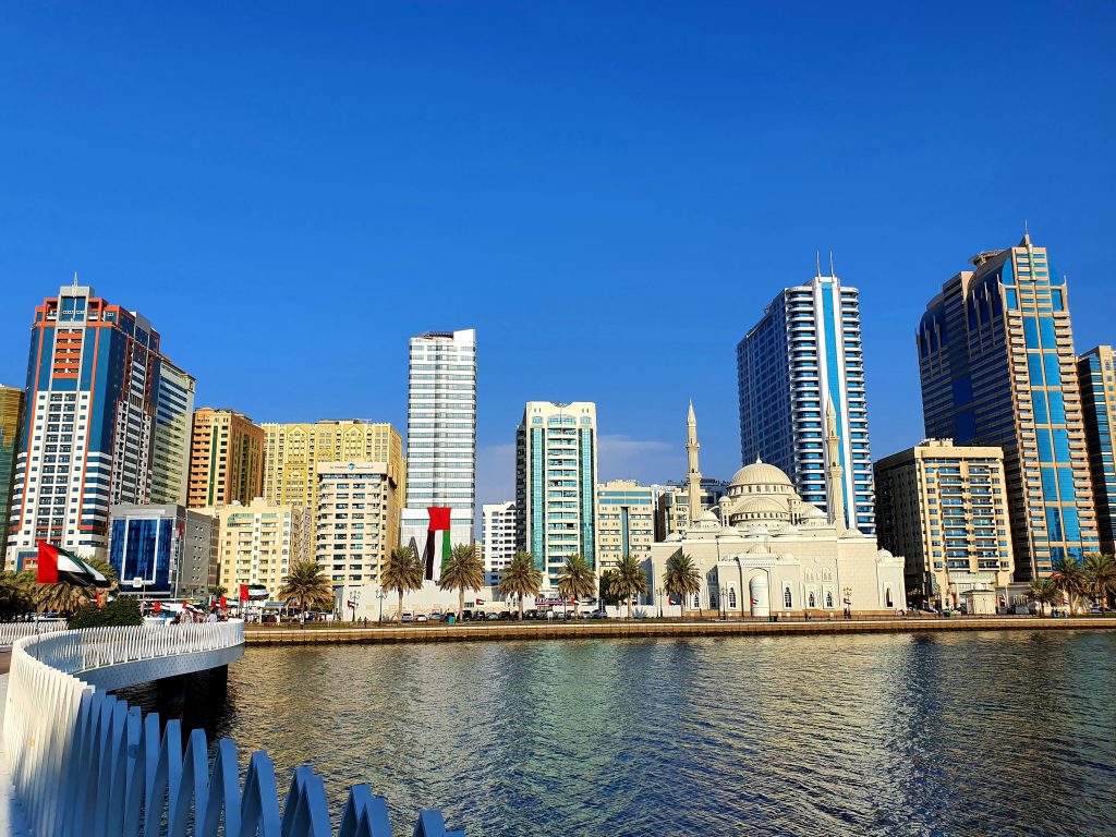 Hochhäuser am Wasser, Sharjah City