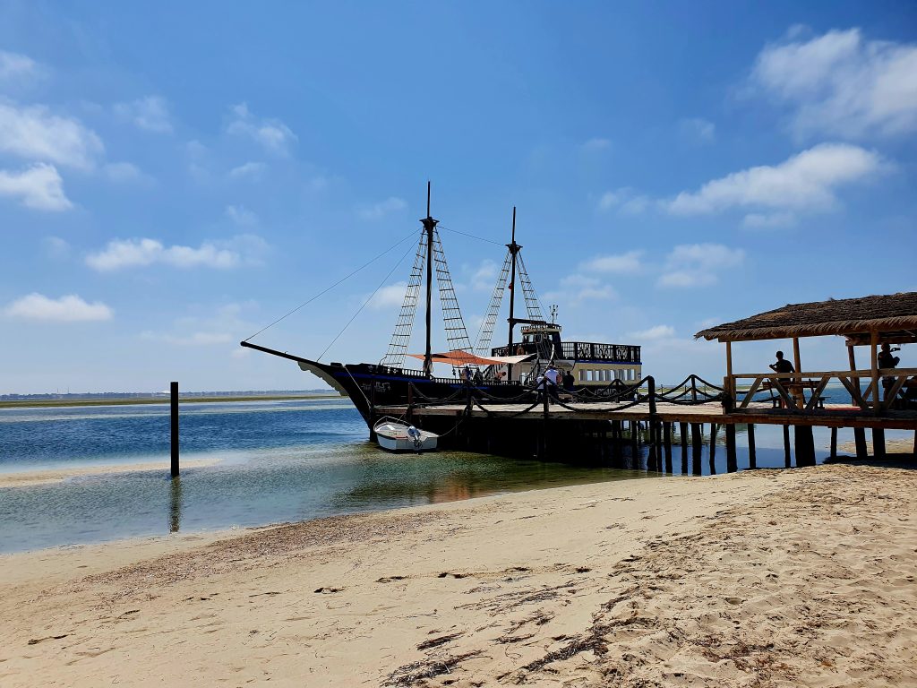 Piratenschiff am Strand, Djerba Island