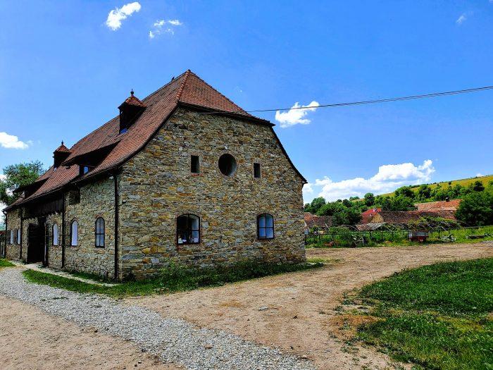 traditionelles Steinhaus in Transsilvanien, Rumänien