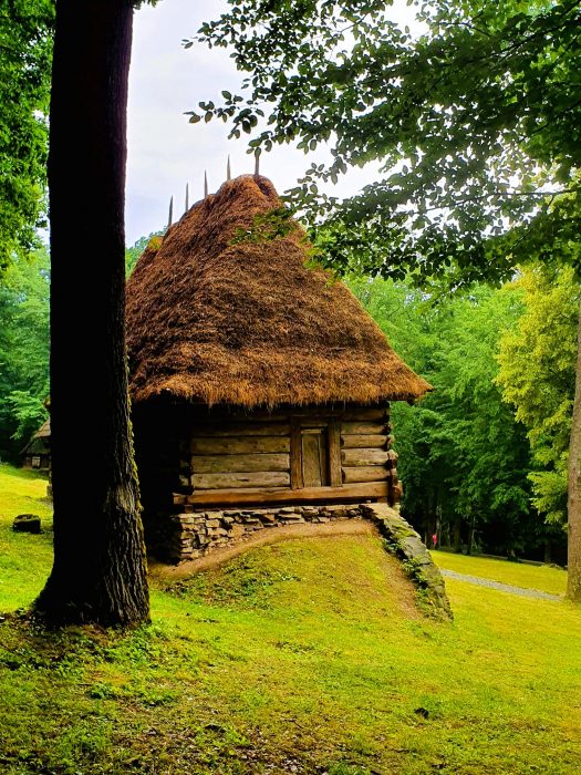 traditionelle Wohnhütte in Transsilvanien