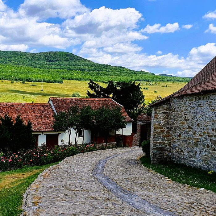 idyllisches Dorf in Transsilvanien, Rumänien