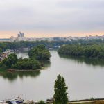 Blick auf die Donau-Mündung bei Belgrad