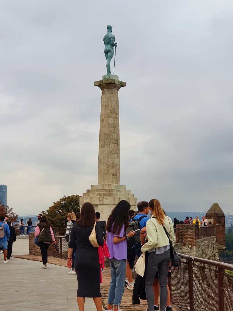 Aussichtspunkt mit Sieger-Denkmal, Belgrad Städtereise