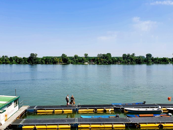 Donau Ufer bei Belgrad, Städtereise