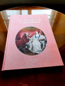 Buch über die Reisen von Casanova