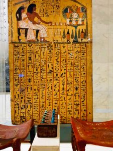 Hyroglyphen Tafel, National Museum Egypt Civilization