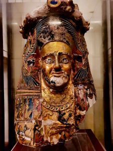 antike goldene Maske, Ägyptisches Museum Kairo