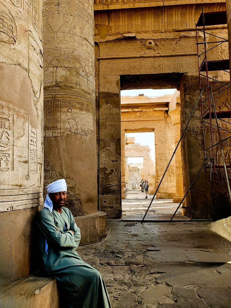 Tempelwächter bei einem ägyptischen Tempel
