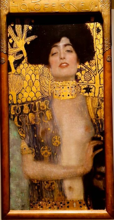 Gustav Klimt Ausstellung 2023, Gemälde weibliches Portrait