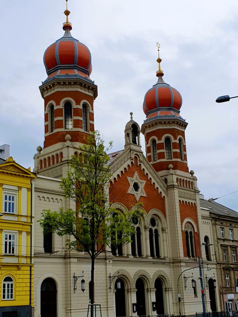 große Synagoge mit zwei Türmen, Pilsen Altstadt