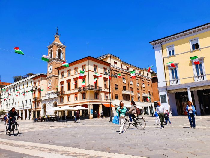 italienische Piazza, Rimini Sehenswürdigkeiten