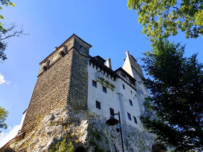 Burg auf hohem Felsen, Schloss Bran Rumänien