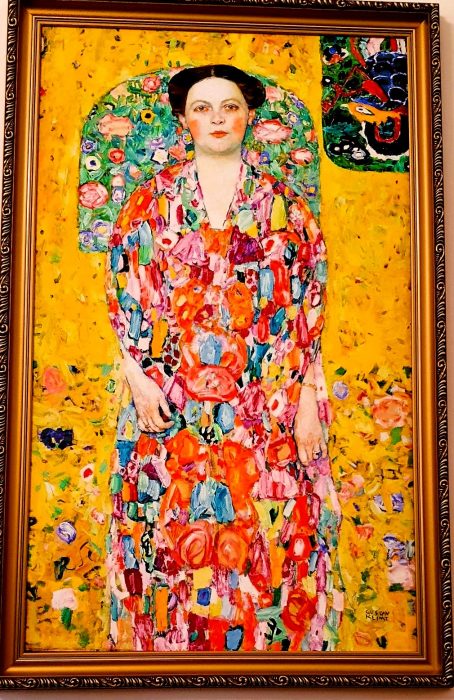 Bild von Gustav Klimt mit Frauenportrait